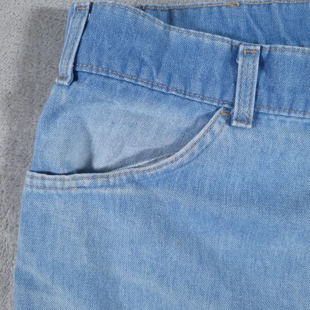 Levi's Jeans Men 34x27 Blue Skosh More Comfort Vintage 80s Orange Tab Straight